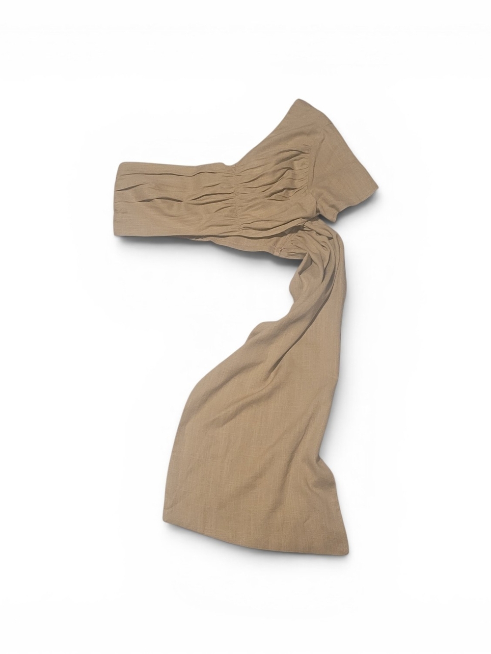SHEIN Linen One Shoulder Top
